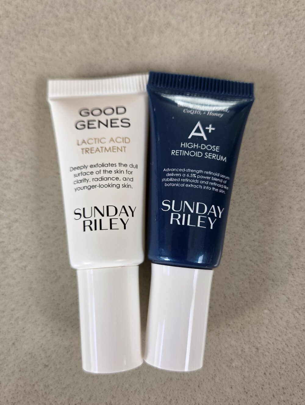 Sunday Riley Good Genes Lactic Acid Treatment & A+ Serum Duo ~TRAVEL SIZE  **NEW